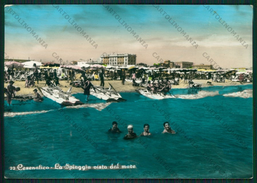 Forlì Cesenatico PIEGHINE ABRASA Foto FG cartolina KB1019 – fronte