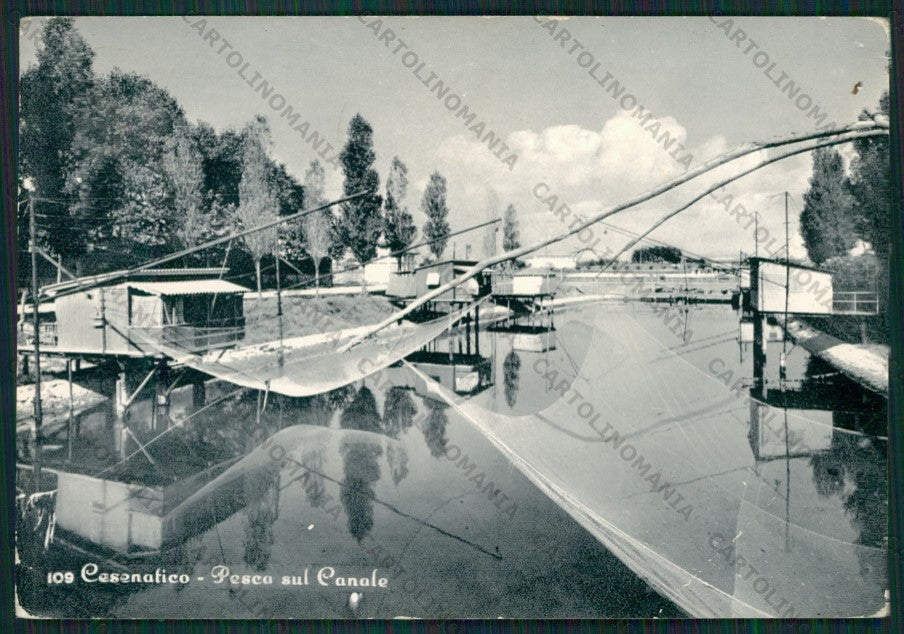 Forlì Cesenatico Porto Canale PIEGHE Foto FG cartolina KB1033 – fronte