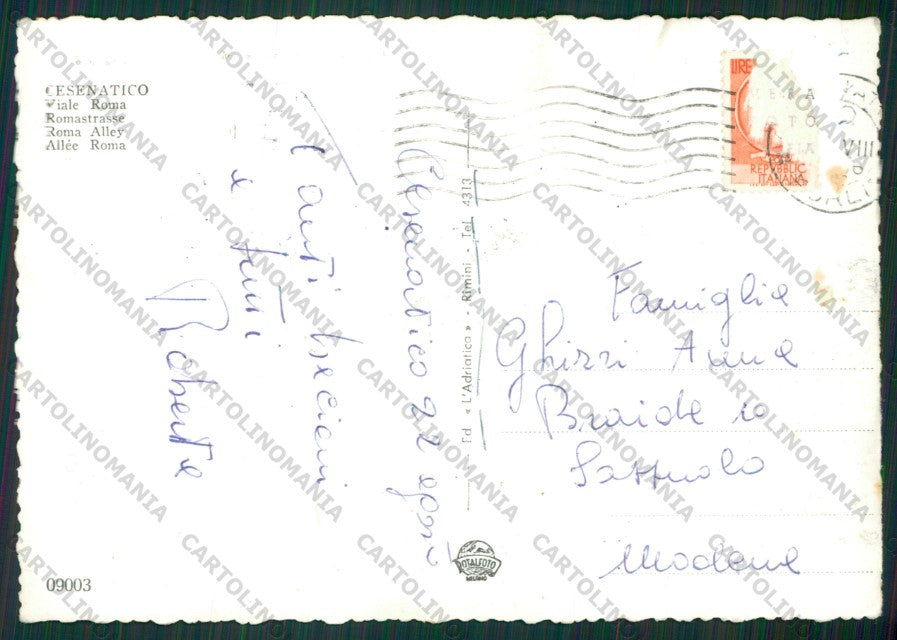 Forlì Cesenatico Foto FG cartolina KB1040 – retro