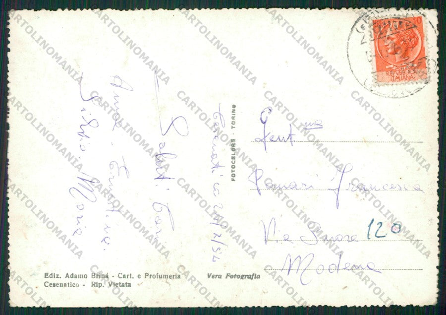 Forlì Cesenatico ABRASA FORI Foto FG cartolina KB1041 – retro