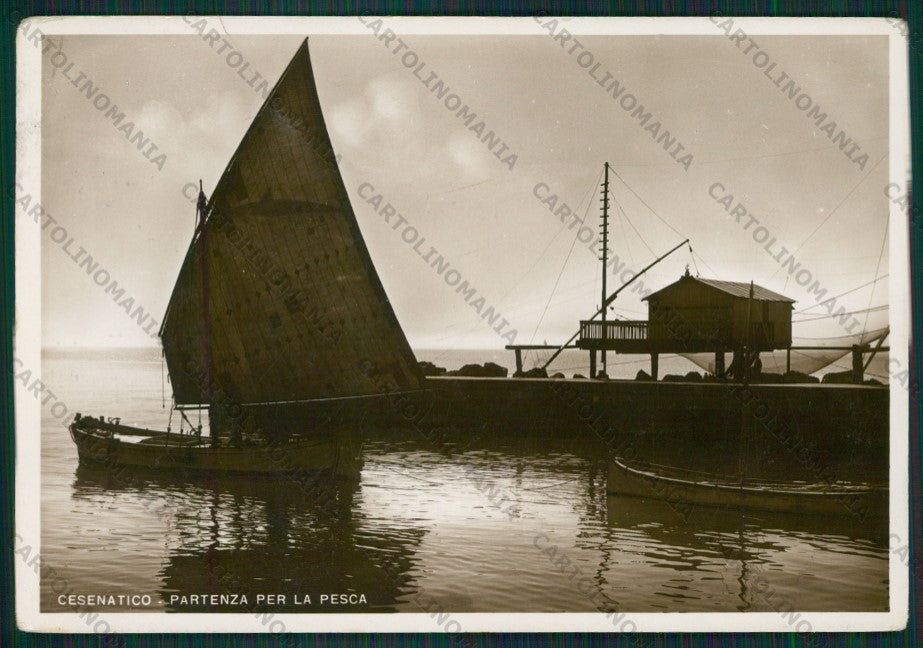 Forlì Cesenatico Barca PIEGA Foto FG cartolina KB1043 – fronte