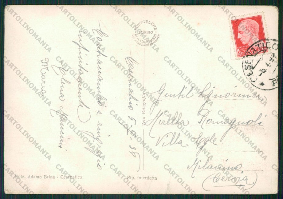 Forlì Cesenatico Barca PIEGA Foto FG cartolina KB1043 – retro