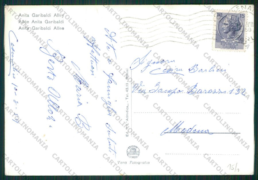 Forlì Cesenatico Auto Foto FG cartolina KB1046 – retro