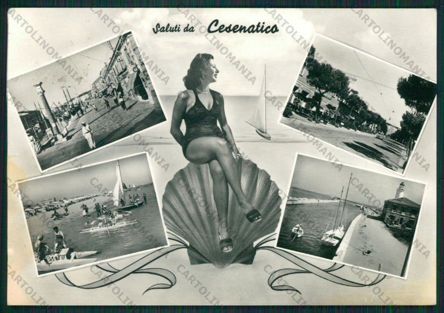Forlì Cesenatico Saluti da Pin Up Foto FG cartolina KB1048 – fronte