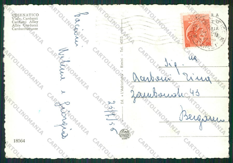 Forlì Cesenatico Auto Foto FG cartolina KB1056 – retro