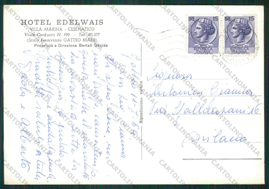 Forlì Cesenatico Foto FG cartolina KB1057 – retro