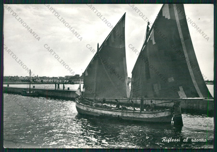 Forlì Cesenatico Barca Foto FG cartolina KB1060 – fronte