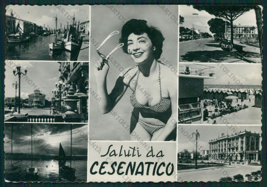 Forlì Cesenatico Saluti da Pin Up FORI Foto FG cartolina KB1062 – fronte