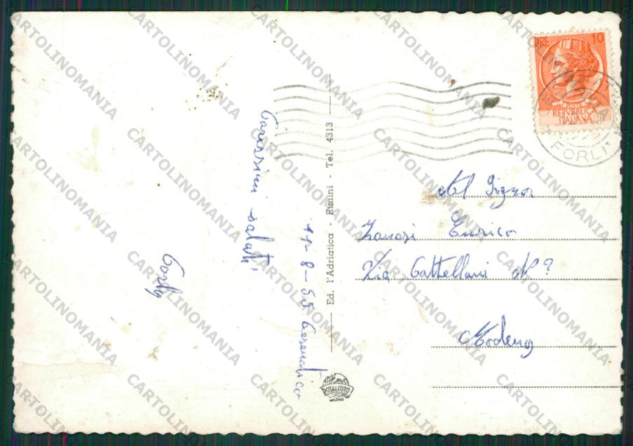 Forlì Cesenatico Saluti da Pin Up FORI Foto FG cartolina KB1062 – retro