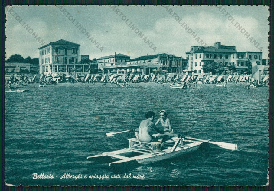 Rimini Bellaria PIEGHINA FG cartolina KB1068 – fronte
