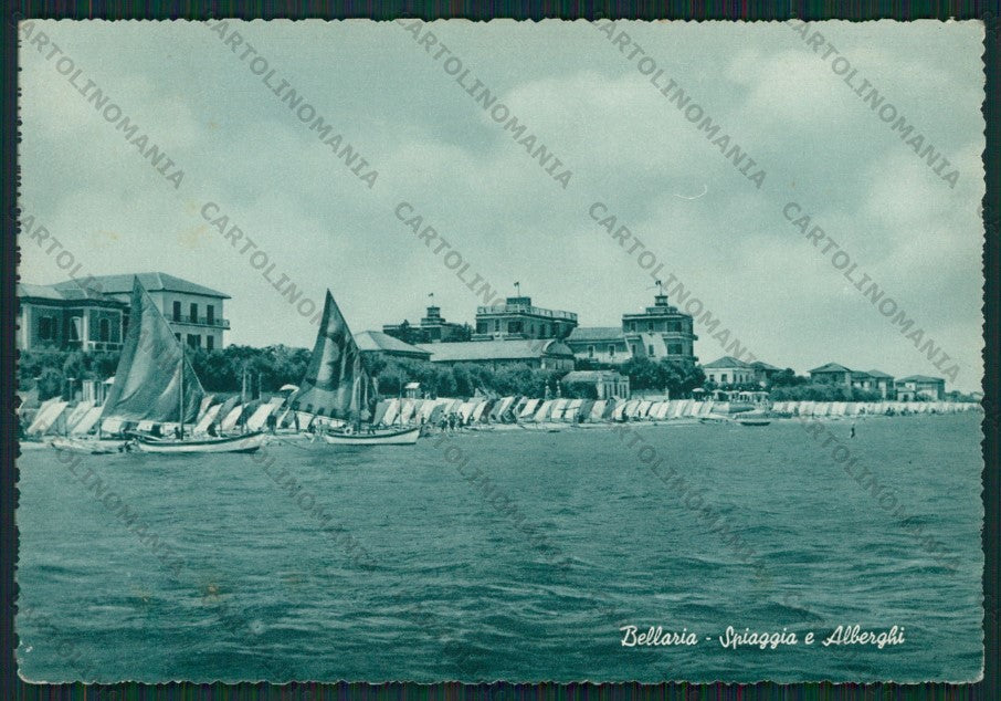 Rimini Bellaria FG cartolina KB1069 – fronte