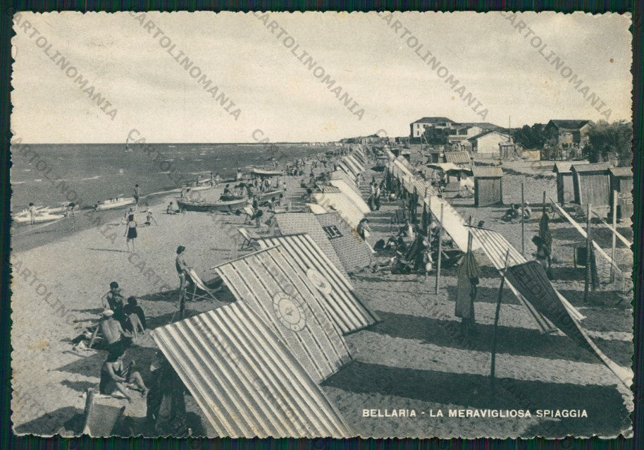 Rimini Bellaria PIEGHINA FG cartolina KB1071 – fronte