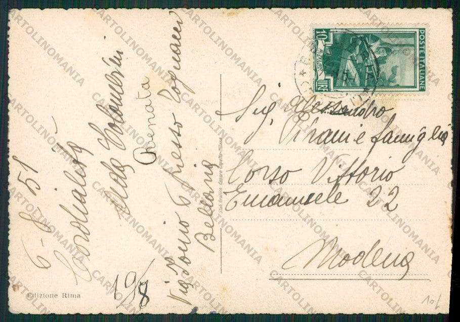 Rimini Bellaria FG cartolina KB1075 – retro