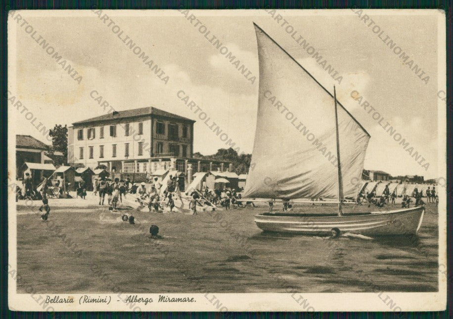 Rimini Bellaria PIEGHINE FG cartolina KB1078 – fronte