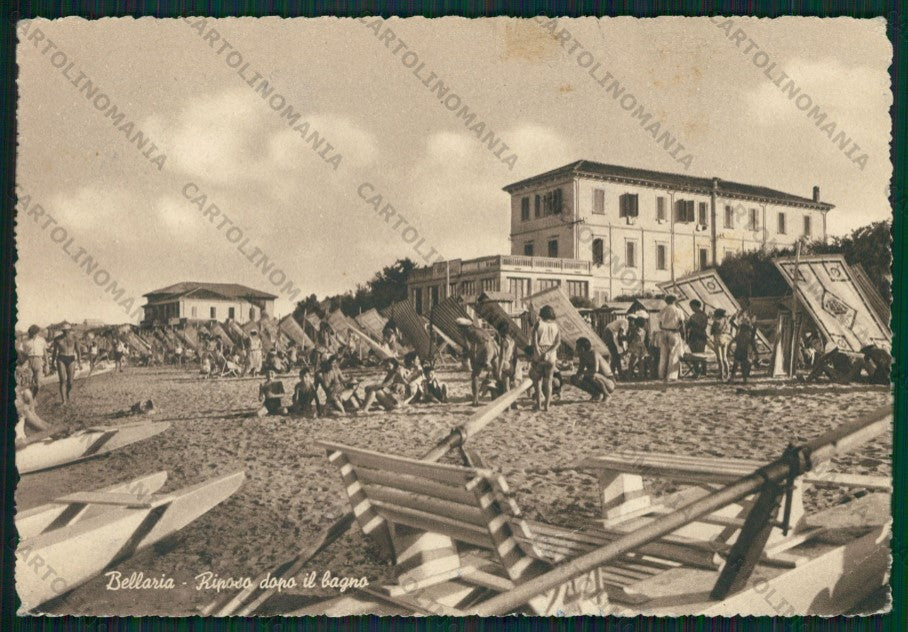 Rimini Bellaria PIEGHINA FG cartolina KB1085 – fronte