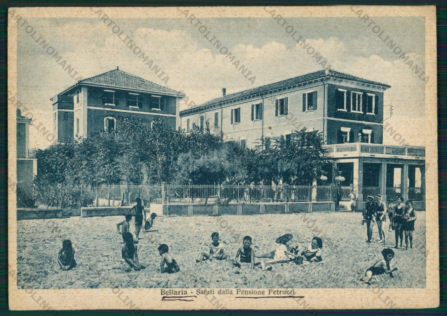 Rimini Bellaria PIEGHINA FG cartolina KB1090 – fronte