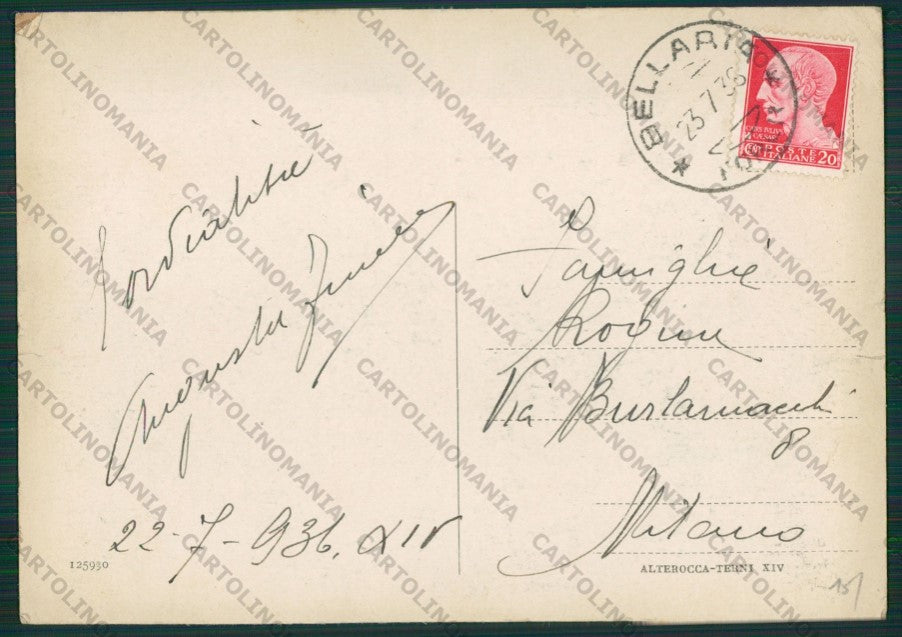 Rimini Bellaria PIEGHINA FG cartolina KB1090 – retro