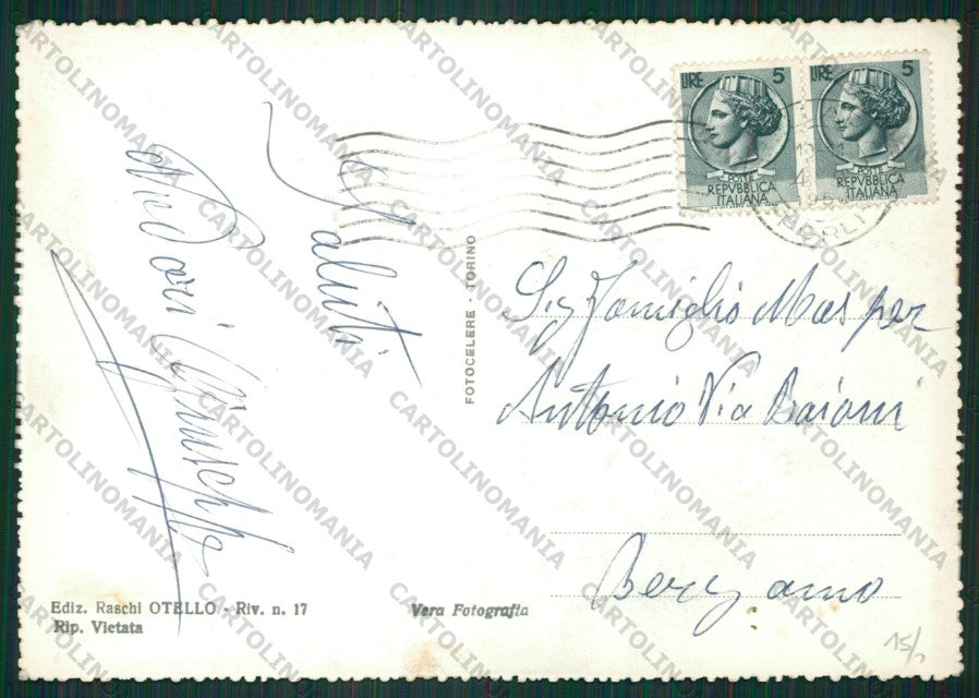 Rimini Bellaria Foto FG cartolina KB1096 – retro