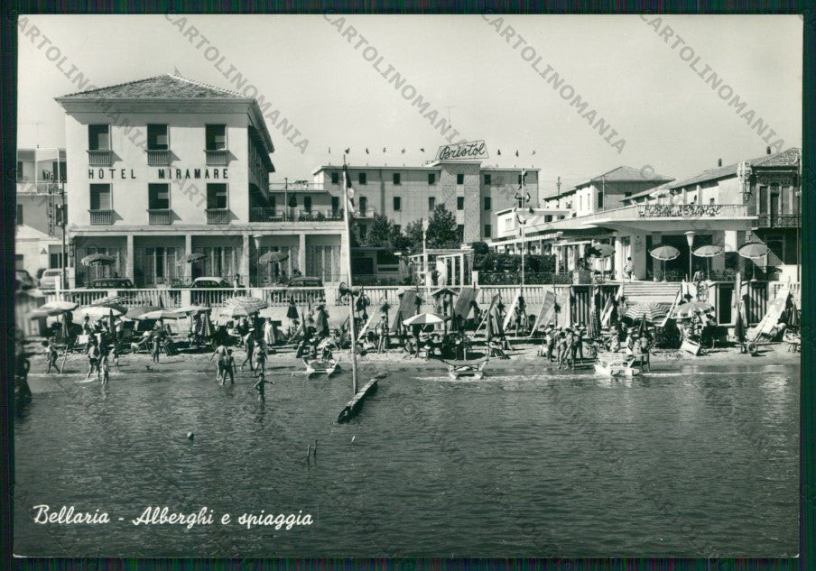 Rimini Bellaria Foto FG cartolina KB1100 – fronte