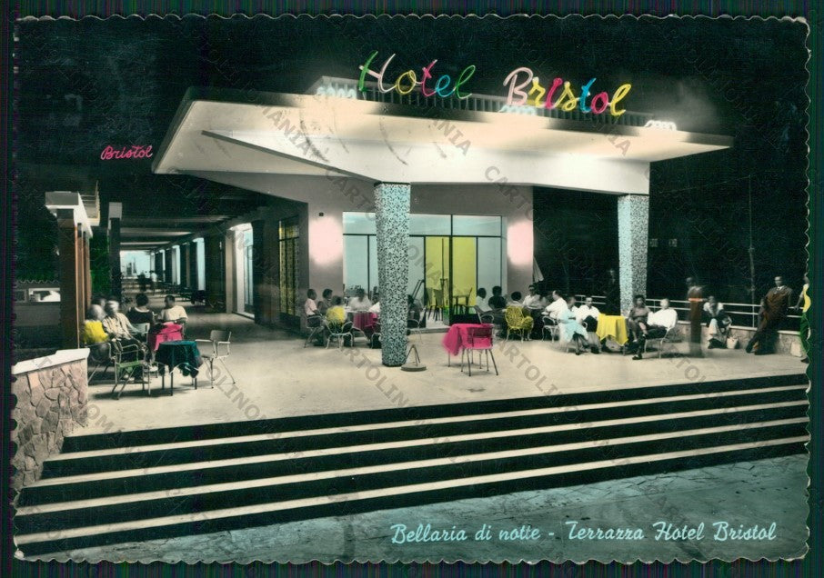 Rimini Bellaria PIEGHINA Foto FG cartolina KB1101 – fronte