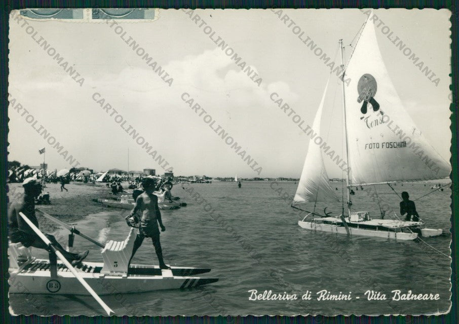 Rimini Bellaria PIEGHINE Foto FG cartolina KB1111 – fronte