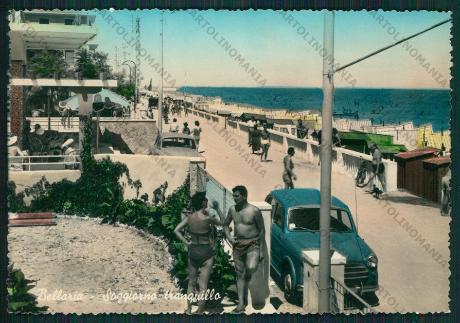 Rimini Bellaria Auto Foto FG cartolina KB1116 – fronte