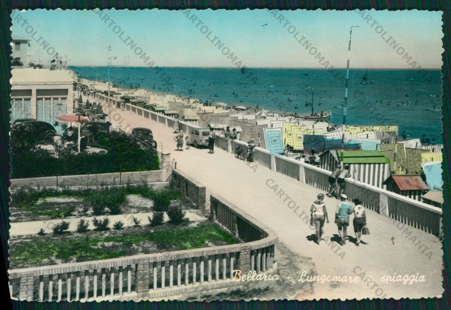 Rimini Bellaria PIEGHINA Foto FG cartolina KB1120 – fronte