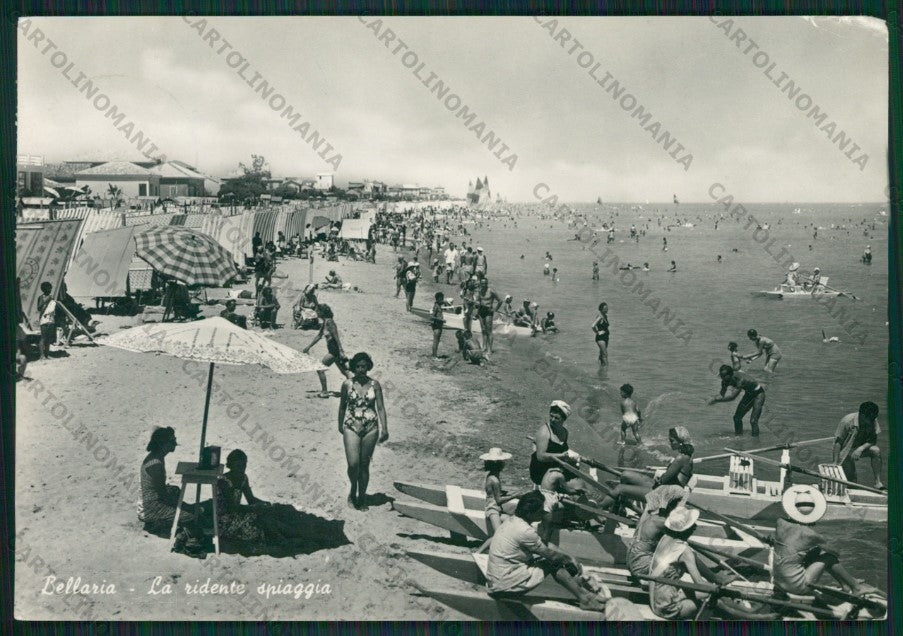 Rimini Bellaria PIEGHINE Foto FG cartolina KB1126 – fronte