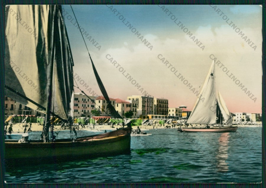 Rimini Cattolica Barche Foto FG cartolina KB1239 – fronte
