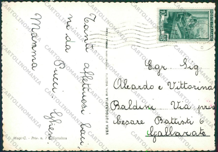 Rimini Cattolica Foto FG cartolina KB1247 – retro