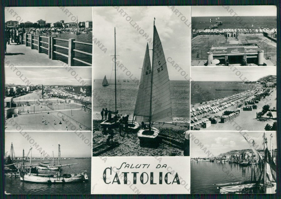 Rimini Cattolica Saluti da Foto FG cartolina KB1254 – fronte
