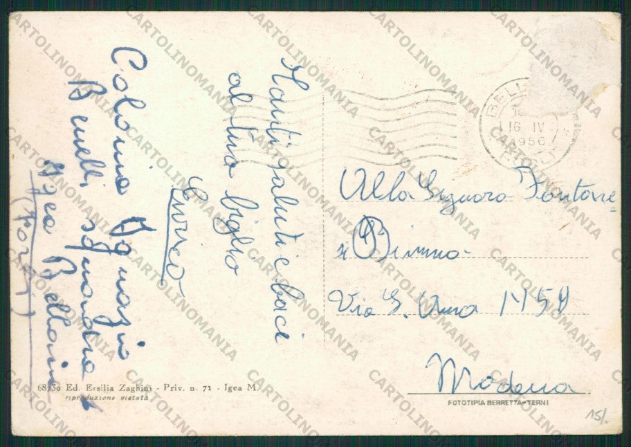 Rimini Bellaria Igea Marina FG cartolina KB1256 – retro