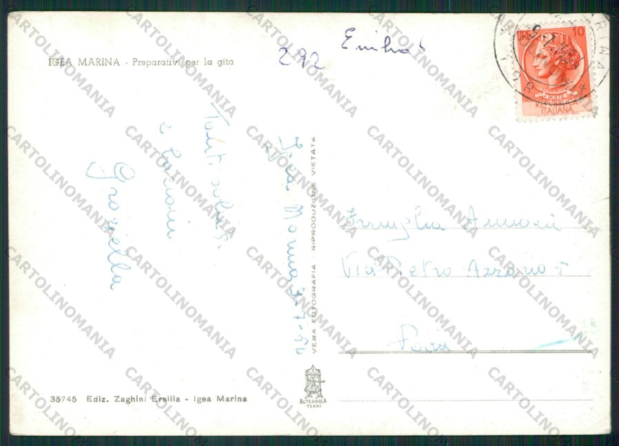 Rimini Bellaria Igea Marina Foto FG cartolina KB1286 – retro