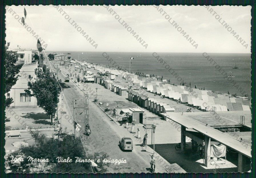 Rimini Bellaria Igea Marina Auto Vespa Foto FG cartolina KB1288 – fronte