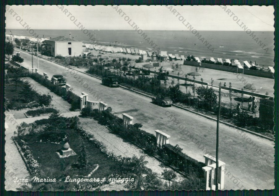 Rimini Bellaria Igea Marina Auto PIEGHE Foto FG cartolina KB1289 – fronte