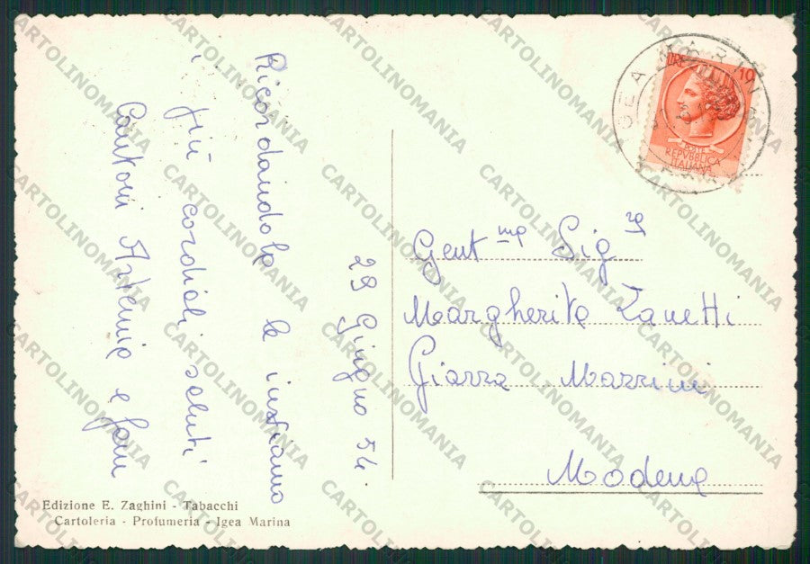Rimini Bellaria Igea Marina Foto FG cartolina KB1290 – retro