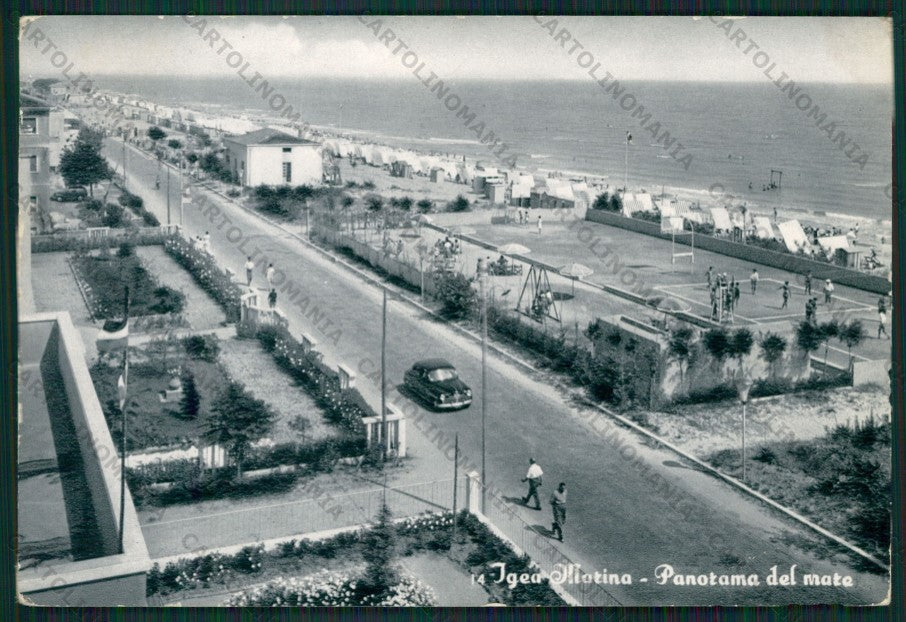 Rimini Bellaria Igea Marina ABRASA PIEGA Foto FG cartolina KB1293 – fronte