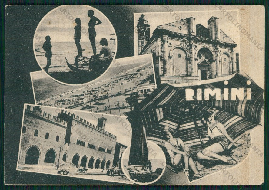 Rimini Città PIEGHINA FG cartolina KB1328 – fronte