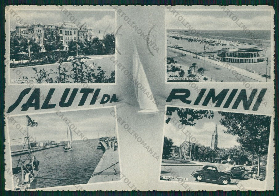 Rimini Città Saluti da FG cartolina KB1329 – fronte