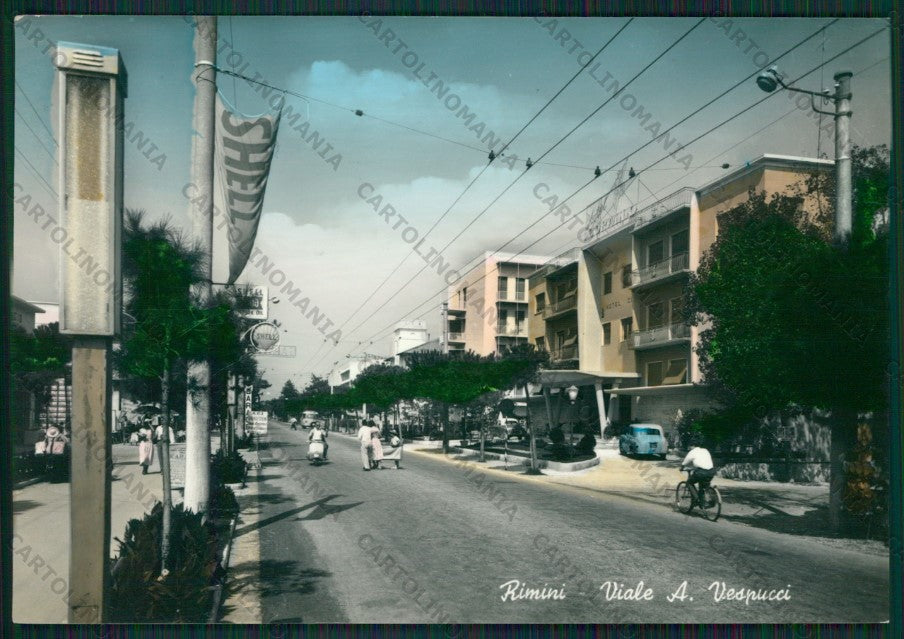 Rimini Città Vespa Foto FG cartolina KB1336 – fronte