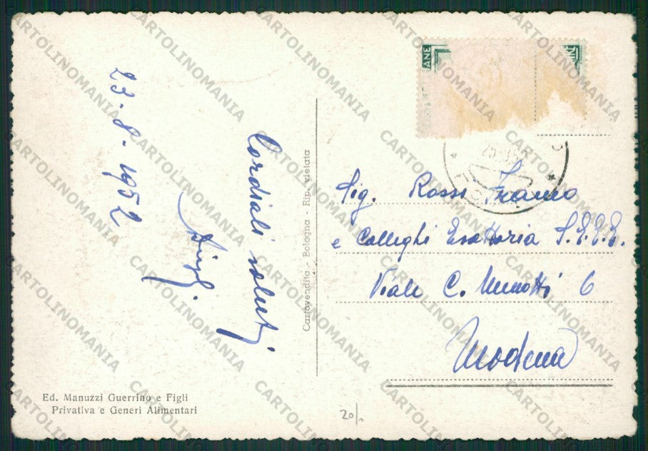 Forlì Gatteo a Mare Auto Corriera FG cartolina KB1348 – retro