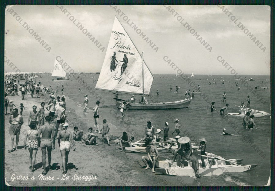 Forlì Gatteo a Mare PIEGHE Foto FG cartolina KB1359 – fronte