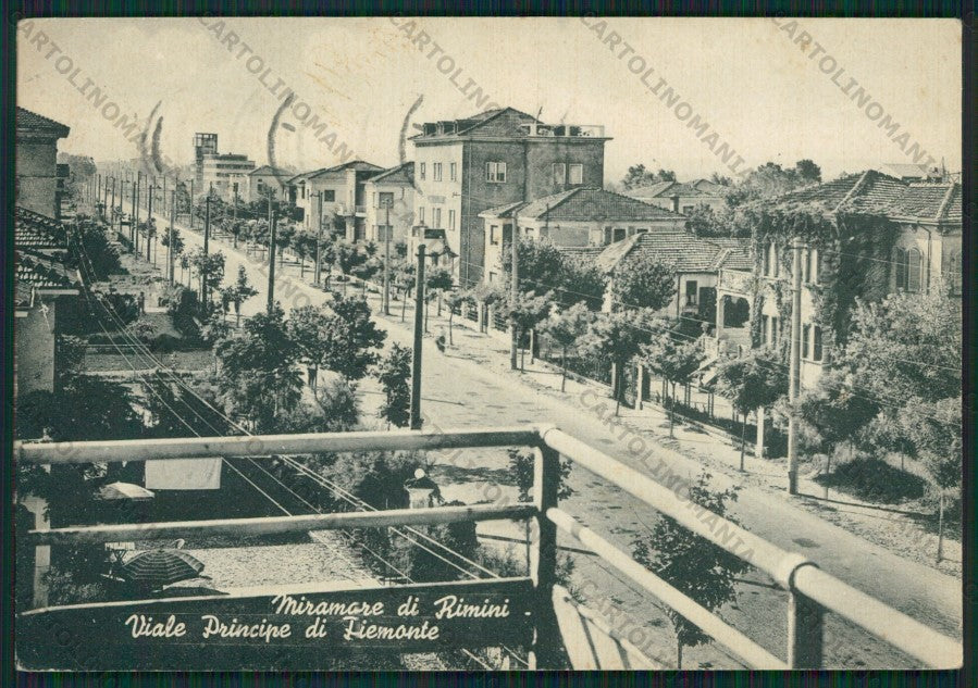 Rimini Miramare di FG cartolina KB1381 – fronte
