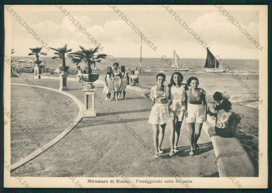 Rimini Miramare di FG cartolina KB1383 – fronte