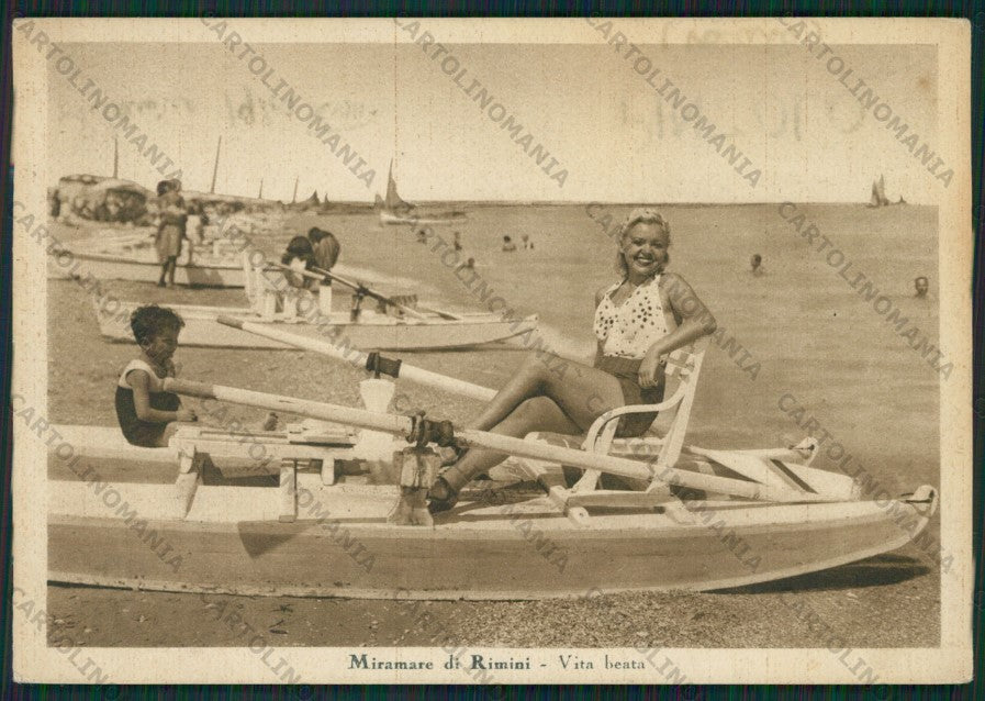 Rimini Miramare di FG cartolina KB1385 – fronte