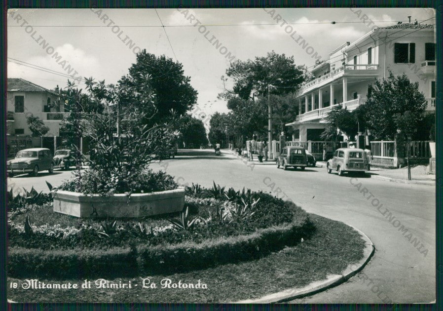 Rimini Miramare di Auto PIEGHINA Foto FG cartolina KB1387 – fronte