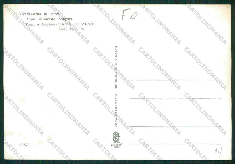 Rimini Miramare di Auto Foto FG cartolina KB1388 – retro