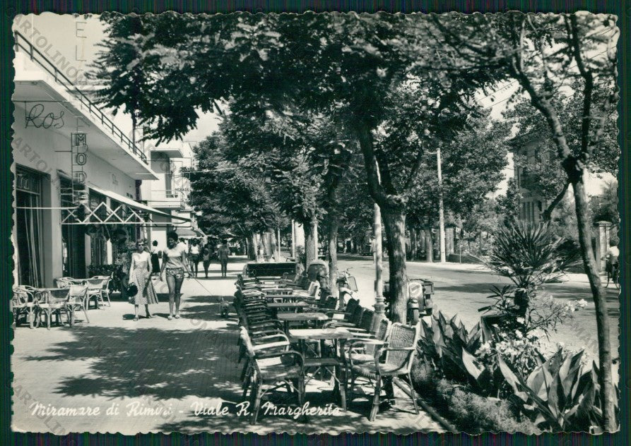 Rimini Miramare di Vespa Foto FG cartolina KB1390 – fronte