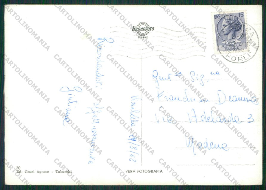 Rimini Viserbella Saluti da Foto FG cartolina KB1423 – retro