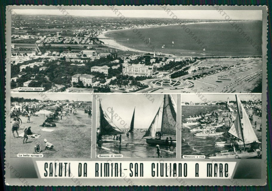 Rimini San Giuliano Mare Saluti da Foto FG cartolina KB1431 – fronte